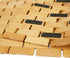 Mind Reader BAMAT-BRN Luxury Roll Up Shower Bath Mat, Anti-Slip Mat, Environment Friendly Bamboo, Brown