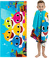 Franco Kids Super Soft Cotton Beach Towel, 58 in x 28 in, Baby Shark