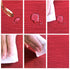 Christmas Luxury Stripe Fabric Table Cloths, Heavy Weight 100% Polyester Tablecloths Washable, No Iron, Water Resistance Soil Resistant Holiday Table Cover for Dining,60 Inch x 84 Inch Oblong,Burgundy