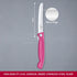 Victorinox Swiss Classic Classic Foldable Paring Knife, Wavy Edge Pink 4.3 in