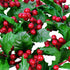 Attmu Christmas Garland - 5.9FT Artificial Red Berry Garland for Indoor Outdoor Home Winter Christmas Decorations Xmas Holiday New Year Fireplace Stairs Mantel Table Decor