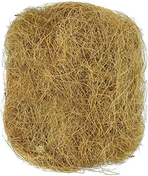 SunGrow Finch Coconut Fiber, Loose Bedding Substrate for Birds Nest Cages, Nesting Material for Budgie Hummingbird Canary Parakeet, 1.5 oz