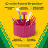 Room Copenhagen Crayola Round Storage Organizer - Creative Kids Desk Organizer with 5 Sections for Storing Pens, Pencils, Crayons and Other School/Office Supplies, Razzmatazz, Kids 3+ Years