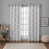 Exclusive Home Curtains Kochi Linen Blend Grommet Top Curtain Panel Pair, 54x108, Seafoam, 2 Count