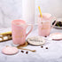 Not a Day Over Fabulous Mug - Birthday Gifts for Women - Funny Birthday Gift Ideas for Her, BFF, Best Friends, Coworkers, Her, Wife, Mom, Daughter, Sister, Aunt Ceramic Marble Mug 14 Oz Pink