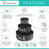 Springform Cake Pan Set Of 3 (4 7 9 Inch) - Round Nonstick Baking Pans Spring Form For Cheesecake, Tier Wedding Cakes, And More - Removable Bottom, Leakproof Bakeware Sets With Small, Medium, Large