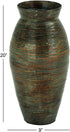 Deco 79 Imports 48995 Beautiful Lacquer Bamboo Vase Brown 9" D x 9" W x 20" H