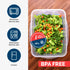 Utopia Kitchen 18 Pieces Plastic Food Containers set (9 Containers and 9 Lids) Food Storage Containers with Airtight Lids - Reusable & Leftover Food Lunch Boxes - Leak Proof,Freezer & Microwave Safe