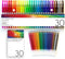 Glitter Pens 60 Set by Chromatek. Best Colors. 200% the Ink: 30 Gel Pens, 30 Refills. Super Glittery Ultra Vivid Colors. No Repeats. Professional Art Pens. New & Improved.