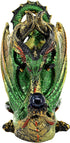 Design Toscano QS292894 Escritoire the Dragon Desk Accessory Sculpture, full color