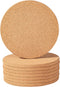 Cork Trivet Heat for Kitchen, Holder for Hot Dishes, Set of 8, 7.1X0.4 Inches Hot Plate Coaster Pads for Tables, Natural Heat Resistant Cork Placemat for Plants.
