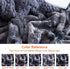 EHEYCIGA Faux Fur Sherpa Blanket Throw, Grey Tie-dye Fuzzy Plush Fluffy Soft Sherpa Fleece Throw Blanket for Sofa, Couch and Bed- 50x65 Inches