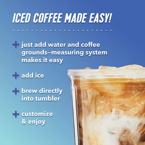 Mr. Coffee Iced Coffee Maker, Black