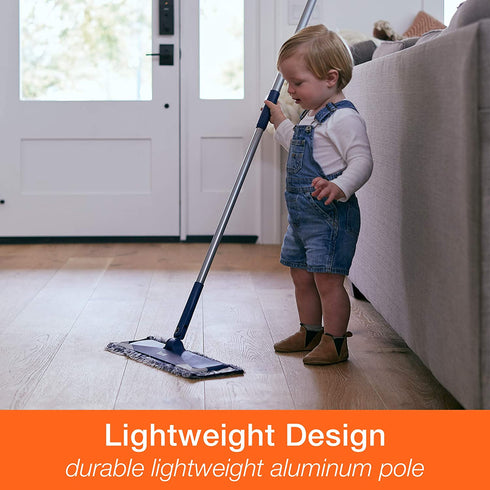 Bona Premium Microfiber Floor Mop, Includes Microfiber Cleaning Pad and Microfiber Dusting Pad