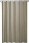 MAYTEX Water Repellent Fabric Shower Curtain or Liner, 70" x 72", Beige