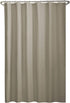 MAYTEX Water Repellent Fabric Shower Curtain or Liner, 70" x 72", Beige