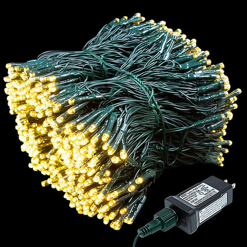 XUNXMAS 800 LED Christmas String Lights Indoor Outdoor 272ft Super Long Warm White Christmas Tree Lights, 8 Lighting Modes UL Certified Waterproof Fairy Lights for Christmas Patio Party Decor