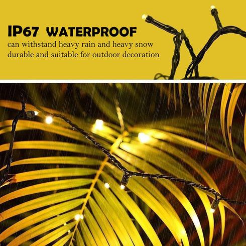 XUNXMAS 800 LED Christmas String Lights Indoor Outdoor 272ft Super Long Warm White Christmas Tree Lights, 8 Lighting Modes UL Certified Waterproof Fairy Lights for Christmas Patio Party Decor