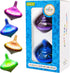 Hanukkah Musical Light-Up Dreidel Spinning Tops Set, Plays 2 Classic Hanukkah Songs, Assorted Colors (2-Pack)