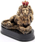 H&W Lion King Figurines Statue, 5''H Office Desk Decoration, Nordic Style Home and Study Decoration, Collectible Figurines, Best Gift for The Man