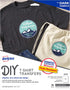 Avery Printable T-Shirt Transfers, For Use on Dark Fabrics, Inkjet Printers, 5 Paper Transfers (3279)