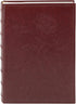 Golden State Art, Wedding Family Baby Dog Photo Album Christmas, Vacation, Anniversary Photography Book for 300 4x6 Pictures Pockets with Memo, 3 Per Page Large Capacity Maroon Faux Leather Vintage