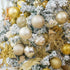 20Ct Christmas Ball Ornaments for Xmas Tree Shatterproof Christmas Decorations Hanging Ball Small for Holiday Party Decoration Tree Ornaments (Champaign Gold, 3.14In)