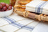 ClassicPoint Dinner Napkins - Blue Bistro Stripe - Decorative & Disposable - Soft, Absorbent & Durable (15.5"x15.5" - Pack of 50)