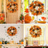 Rocinha Fall Wreath for Front Door Decor, 20 inch Autumn Wreath with Pine Cones Pumpkin Maple Leaf, Harvest Thanksgiving Decorations Fall Decorations for Home