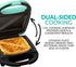 Nostalgia MSAND5MG MyMini Personal Sandwich Maker Pizza Pockets, Quesadillas, Breakfast, Paninis, Mini, Mint Green