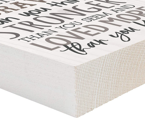 P. Graham Dunn Always Remember 7.25 x 5.5 Inch Pine Wood Tabletop Letter Block Decorative Sign