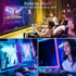 Under Cabinet LED Lighting Kit, GPED 5050 RGB Led Strip Lights 6PCS Waterproof TV Backlight with APP Remote Control Music Sync Led Lights Flexible 10ft Tape Lighting Kits Timing Bedroom Kitchen