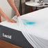 LUCID Premium Hypoallergenic 100% Waterproof Mattress Protector - Universal Fit, Smooth Top, Queen, White