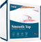 LUCID Premium Hypoallergenic 100% Waterproof Mattress Protector - Universal Fit, Smooth Top, Queen, White