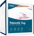 LUCID Premium Hypoallergenic 100% Waterproof Mattress Protector - Universal Fit, Smooth Top, Queen, White