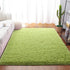 junovo Ultra Soft Area Rugs, Fluffy Carpets for Bedroom Kids Girls Boys Baby Living Room Shaggy Floor Nursery Rug Home Decor Mats, 3 x 5ft Green