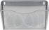 EasyPAG Wall File Holder Hanging Organizer 3 Mesh Collection Single Pocket for Office and Home,Silver