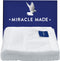 Miracle Made Hand Towel, Premium Hand Towels for Bathroom Infused with Natural Silver,100% Supima Cotton Towels, Ultra Absorbant & Soft, Odor Free (White)