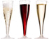 50 Plastic Champagne Flutes 5 Oz Clear Plastic Toasting Glasses Disposable Wedding Party Cocktail Cups