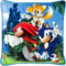 Franco Kids Bedding Soft Decorative Pillow Cover, 15 in x 15 in, Sonic The Hedgehog
