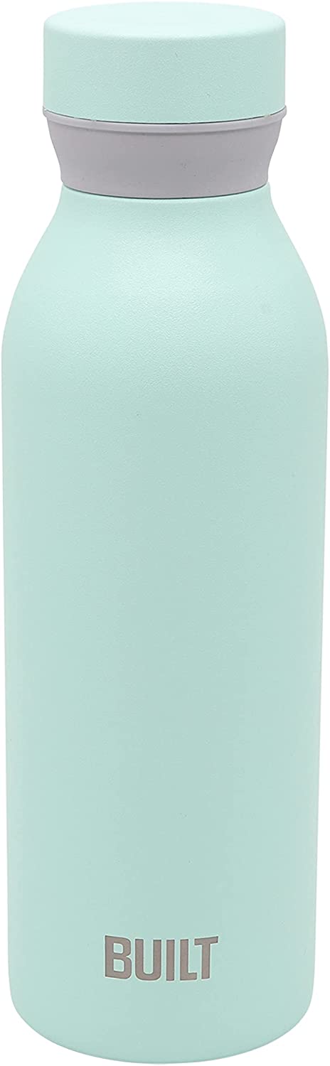 BUILT Cascade Water Bottle, 18 ounces, Mint
