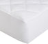 Amazon Basics Hypoallergenic Quilted Mattress Topper Pad Cover - 18 Inch Deep, Twin XL, White