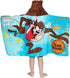 Franco Kids Bath and Beach Soft Cotton Terry Hooded Towel Wrap, 24 in x 50 in, Space Jam 2 A New Legacy