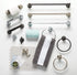 DELTA Cassidy Towel Ring, Polished Nickel, Bathroom Accessories, 79746-PN