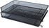 Universal One Mesh Stackable Side Load Tray, Legal, Black