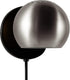 Amazon Brand Rivet Mid Century Modern Wall Mounted Plug-In Sconce Light, 7.25"H, Polished Nickel