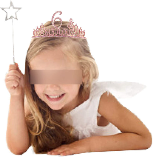 6th Birthday Gifts for Girls,6th Birthday Tiara and Sash Pink,6th Birthday Decorations Party Supplies,Girls 6th Birthday Decorations,6th Birthday Sash for Girls,6th Birthday Tiara,6th Birthday Girl