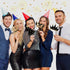 36 Pieces Gold Birthday Photo Booth Props, Large Gold Birthday Party Photobooth Props with Glitter for Girl Woman Birthday Parties Supplies (Black, Gold)