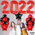 Graduation Decorations 2022 Red and Black - Red 2022 Balloons, 40 Inch | Class of 2022 Decorations Red and Black | Graduation Balloons 2022 | Graduation Party Decorations 2022 | Class of 2022 Balloons