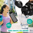 4AMinLA Motivational Gallon Water Bottle with Time Marker & Straw, Large Capacity Leakproof BPA Free Fitness Sports Water Jug (black)